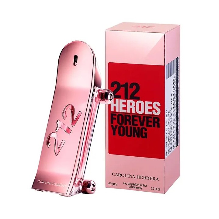 Carolina Herrera 212 Heroes For Her Eau De Parfum Vaporisateur 80ml