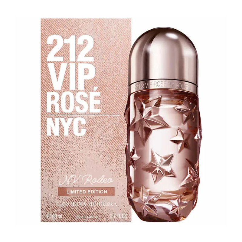 Carolina Herrera 212 Vip Rosé Ny Rodeo Eau De Parfum Vaporisateur 100ml Limited Edition