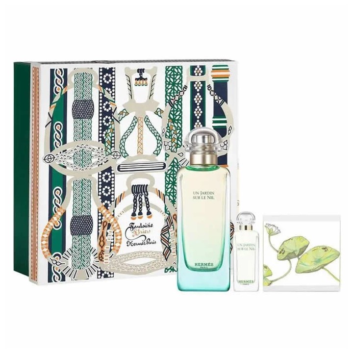 Hermès Un Jardin Sur Le Nil Eau De Toilette Spray 100ml Coffret 3 Produits