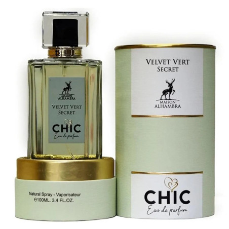 Maison Alhambra Velvet Vert Secret Chic Eau De Parfum 100ml Spray