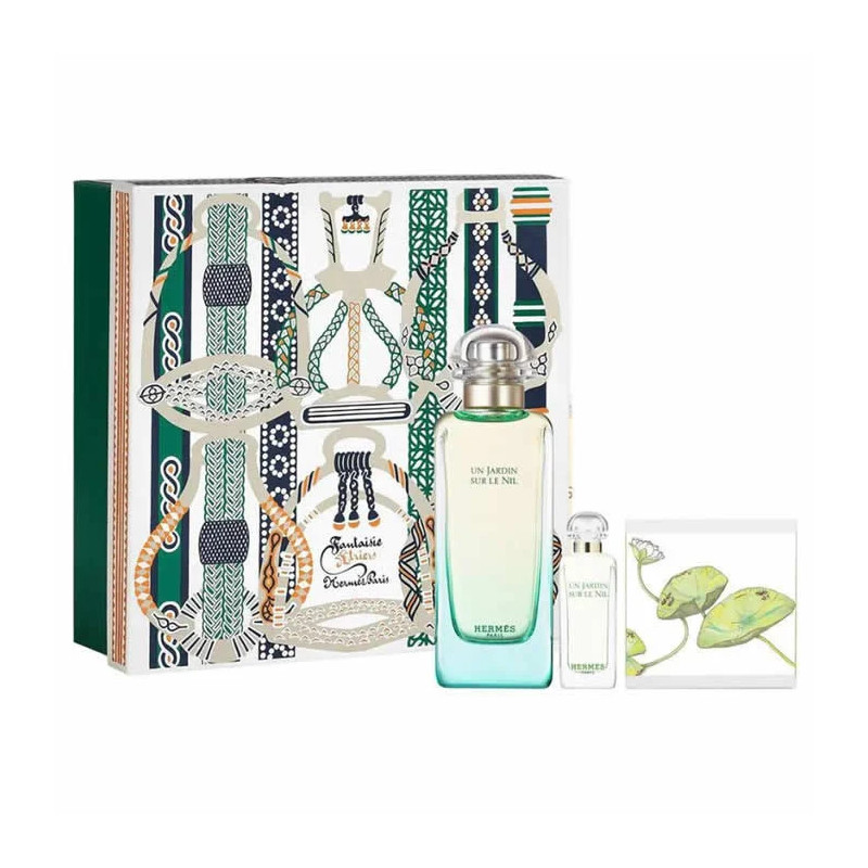 Hermès Un Jardin Sur Le Nil Eau De Toilette Spray 100ml Coffret 3 Produits