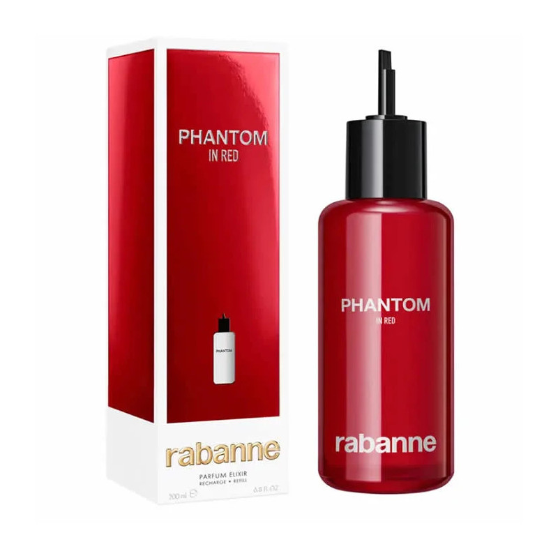 Rabanne Phantom In Red Parfum Elixir Parfum 200ml Recharge