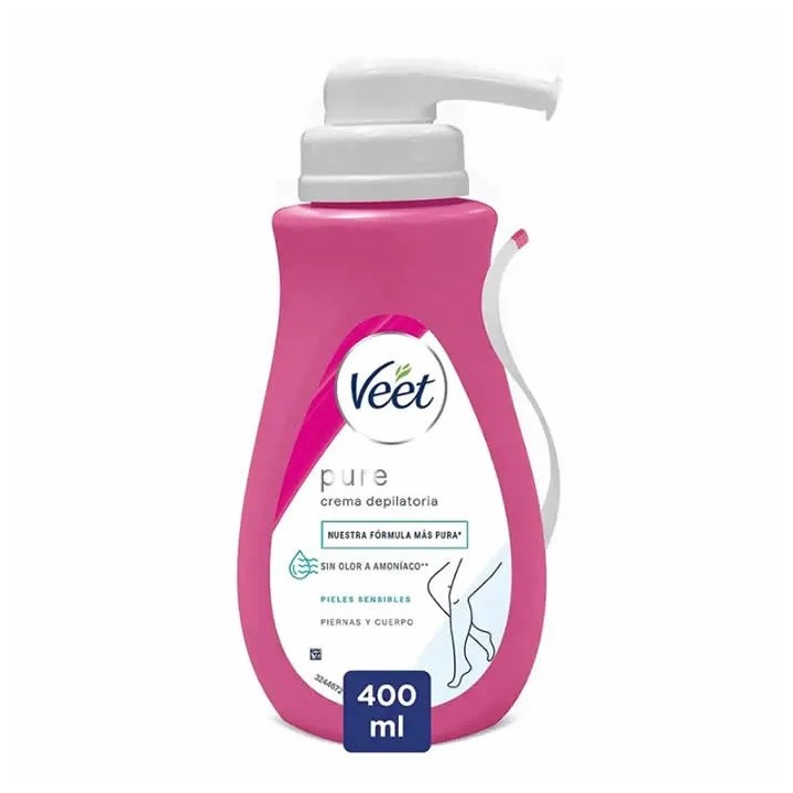 Veet Pure Shower Depilatory Cream For Sensitive Skin 400ml