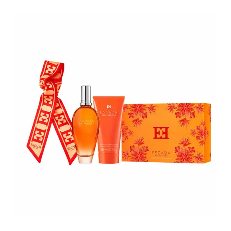 Escada Bali Paradise Eau De Toilette Spray 100ml Coffret 3 Produits