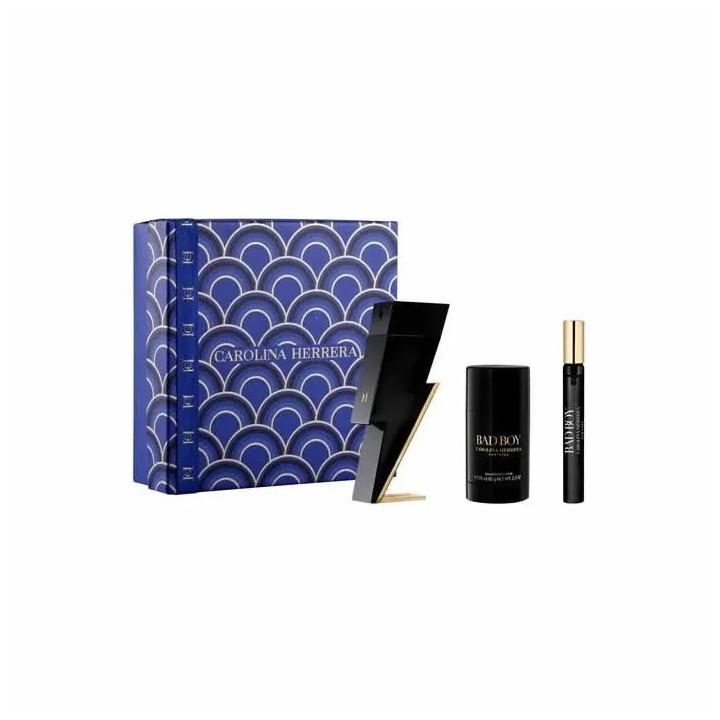 Carolina Herrera Bad Boy Eau De Toilette 100ml Coffret 3 Produits