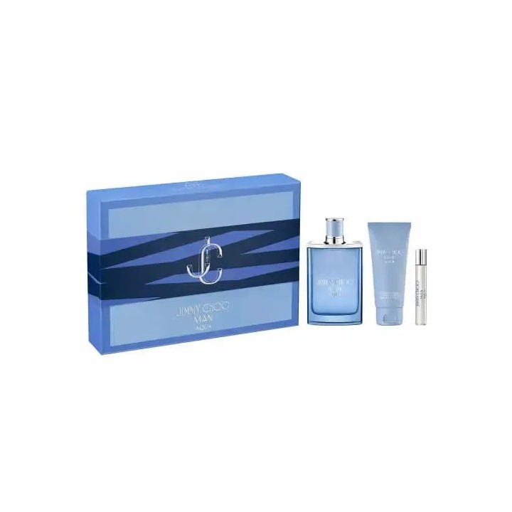 Jimmy Choo Man Aqua Eau De Toilette 100ml Coffret 3 Produits