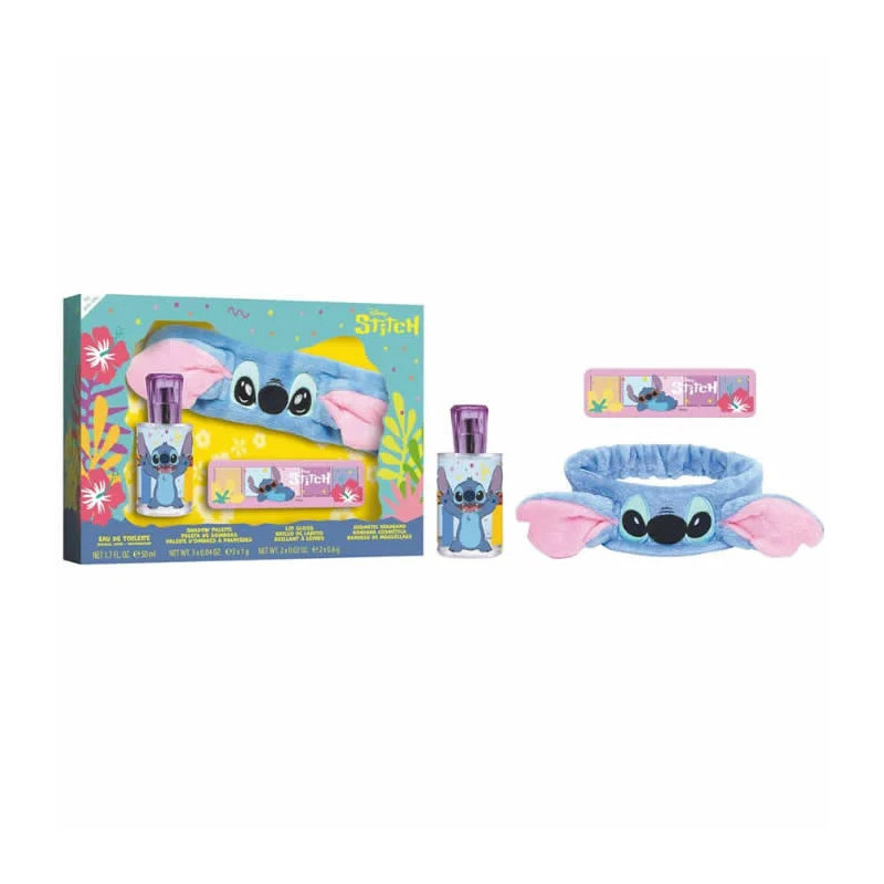 Disney Stitch Eau De Toilette Spray 50ml Coffret 3 Produits