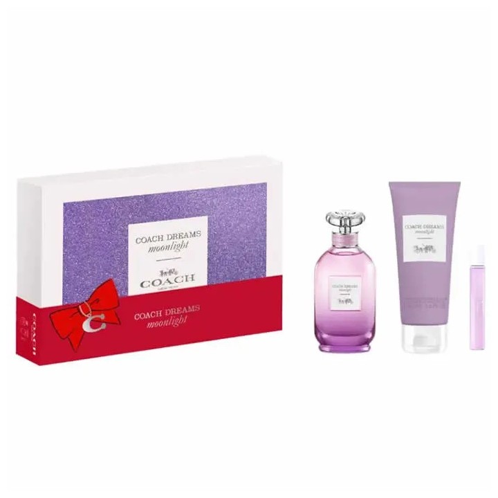 Coach Dreams Moonlight Eau De Perfume Vaporisateur 90ml Coffret 3 Pro…