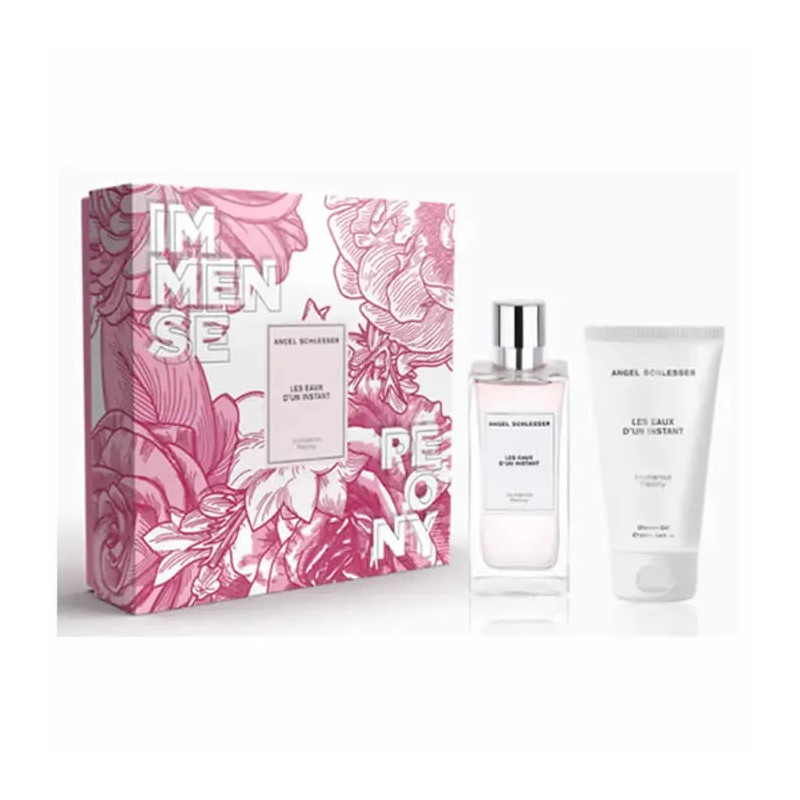 Angel Schlesser Les Eaux D'Un Instant Immense Peony Eau De Toilette Spray 100ml Coffret 2 Produits