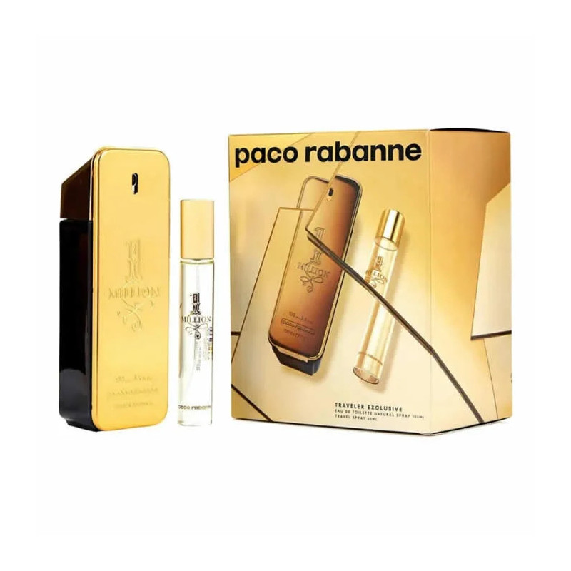 Paco Rabanne One Million Eau De Toilette Spray 100ml Coffret 2 Produits