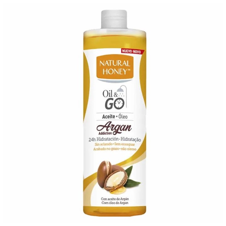 Natural Honey Elixir De Argan Oil & Go Body Oil 250ml