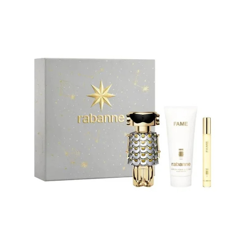 Rabanne Fame Eau De Parfum Vaporisateur 80ml Coffret 3 Produits