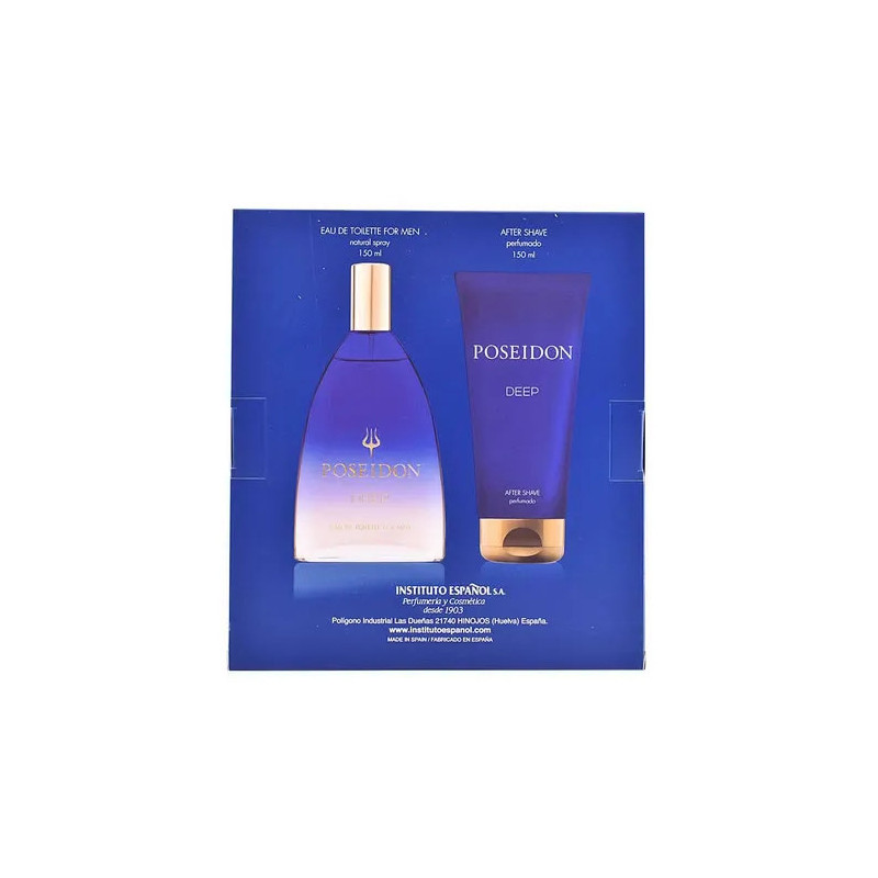 Institito Español Poseidon Deep Eau De Toilette Vaporisateur 150ml Coffret 2 Produits