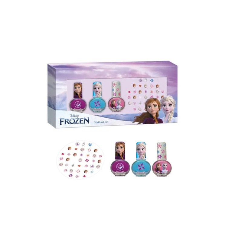 Disney Frozen Nail Art Coffret 4 Produits