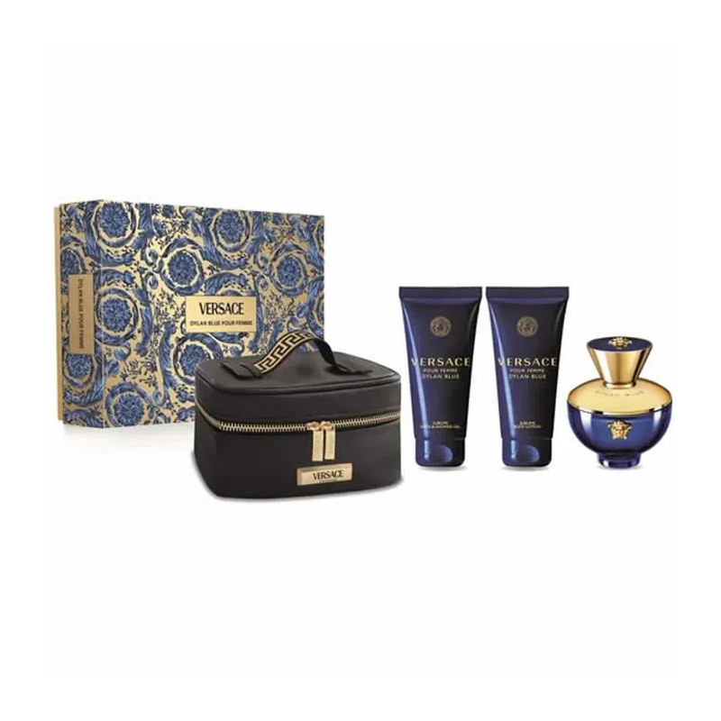 Versace Pour Femme Dylan Blue Eau De Parfum Vaporisateur 100ml Coffret 3 Produits