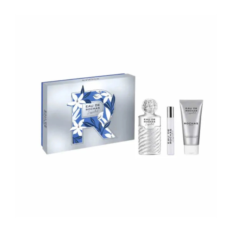 Rochas Eau de Rochas L'Essentiel Eau de Parfum Vaporisateur 100ml Coffret 3 Produits