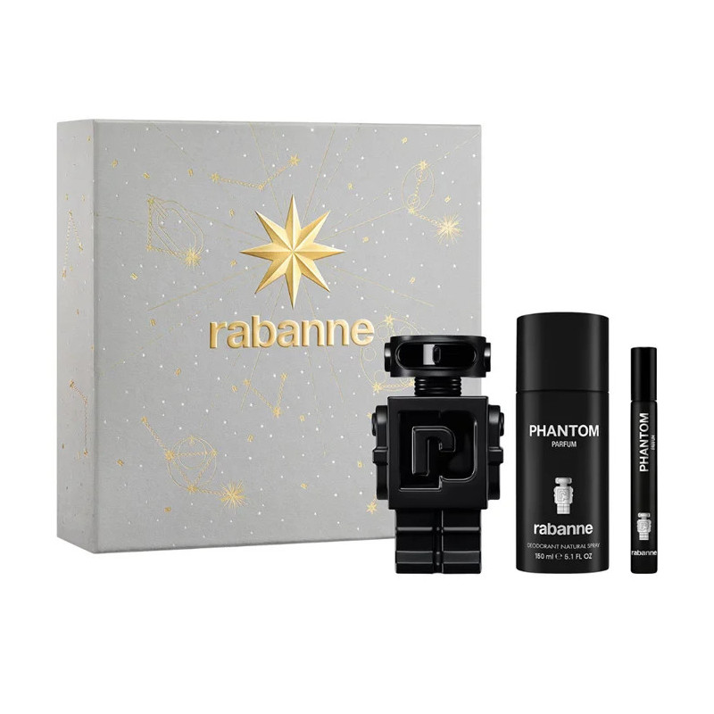 Rabanne Phantom Eau De Parfum Spray 100ml Coffret 3 Produits