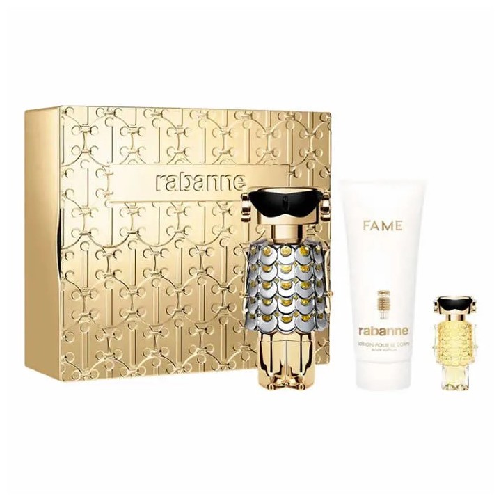 Paco Rabanne Fame Eau De Parfum Vaporisateur 80ml Coffret 3 Produits