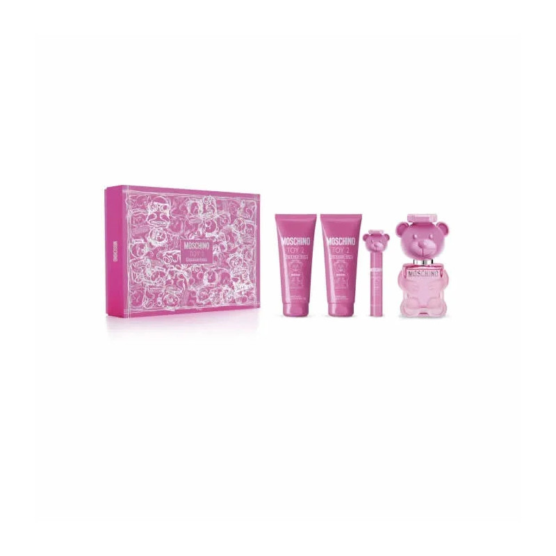 Moschino Toy 2 Bubble Gum Eau de Toilette Spray 100ml Coffret 4 Produits
