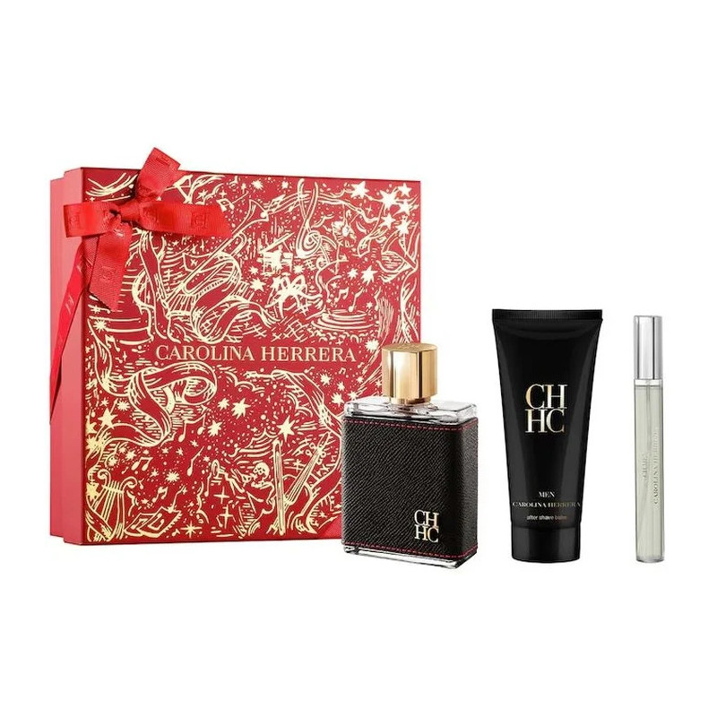 Carolina Herrera Ch Men Eau De Toilette Vaporisateur 100ml Coffret 3 Produits