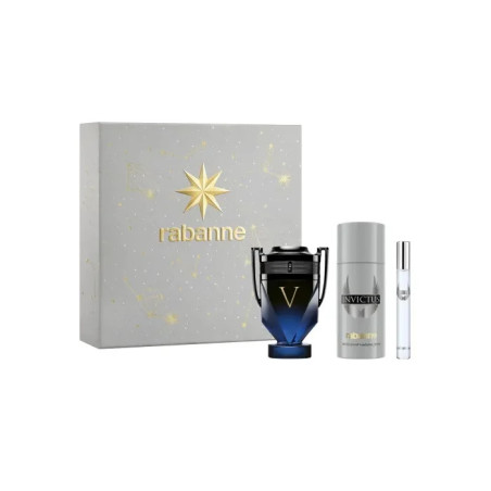 Rabanne Invictus Victory Elixir Eau De Parfum Vaporisateur 100ml Coffret 3 Produits