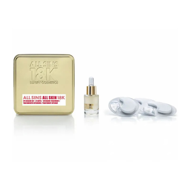 All Sins 18k All Skin Eye Rescue 21 Days Intensive Treatment Coffret 2 Produits