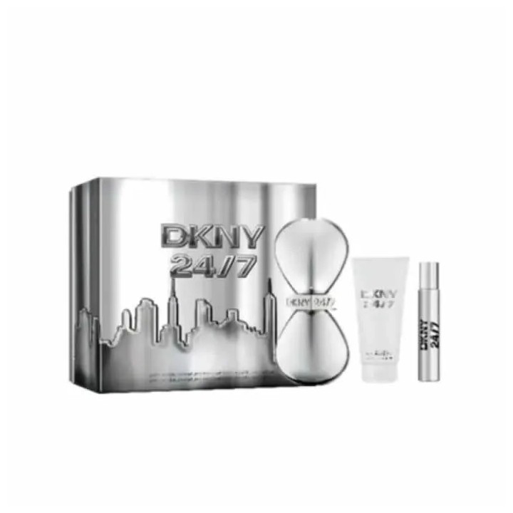DKNY 24/7 Eau De Perfume Spray 100ml Coffret 3 Produits