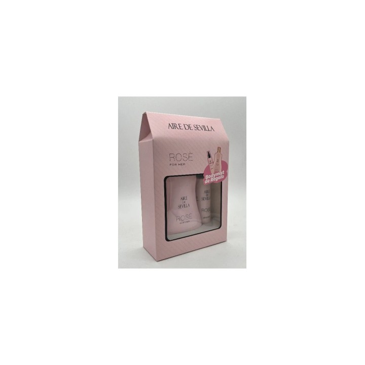 Instituto Español Aire De Sevilla Rose For Her Edt Spray 100ml Body Mist 50ml Ts