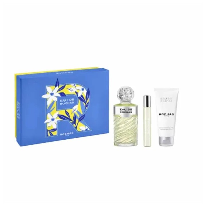 Rochas Eau De Rochas Eau De Toilette Spray 100ml Coffret 3 Produits