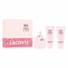Lacoste L.12.12 Rose Eau De Parfum Vaporisateur 100ml Coffret 3 Produits