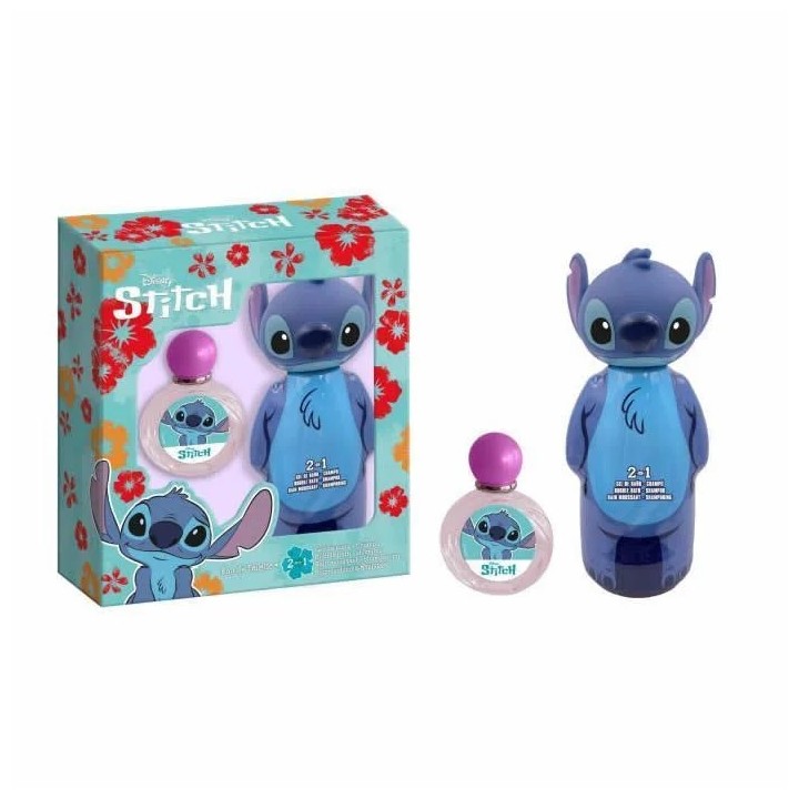 Disney Stitch Eau De Toilette Spray 50ml Coffret 2 Produits