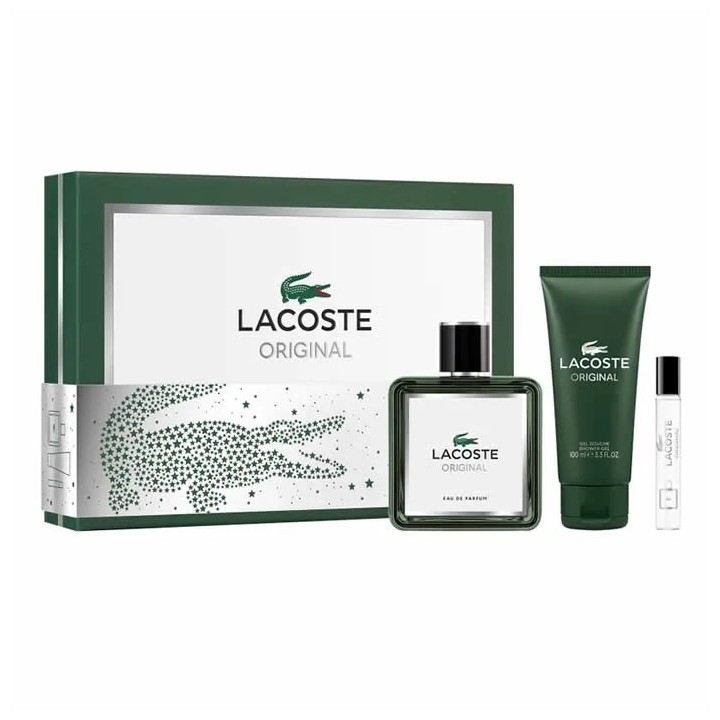 Lacoste Original Eau De Parfum Vaporisateur 100ml Coffret 3 Produits