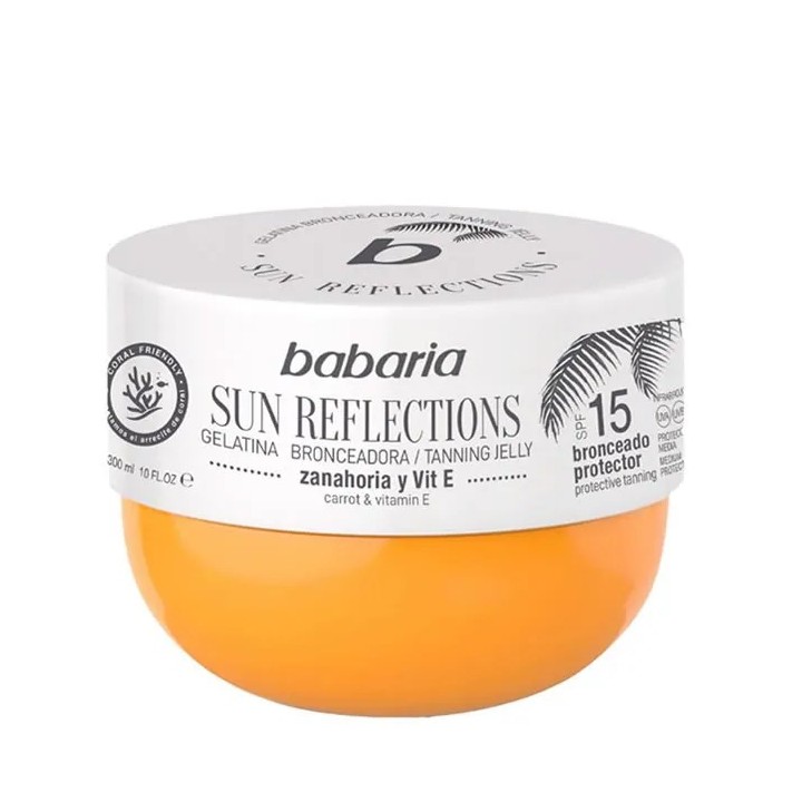 Babaria Sun Reflections Tanning Jelly Protective Tanning Spf15 300ml