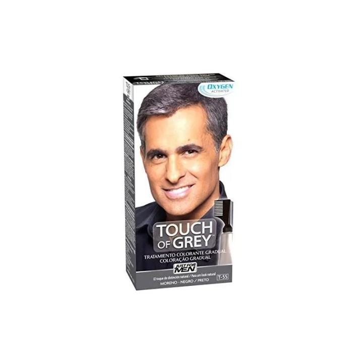 Just For Homme Combe Touch Of Grey Brown Black 40g