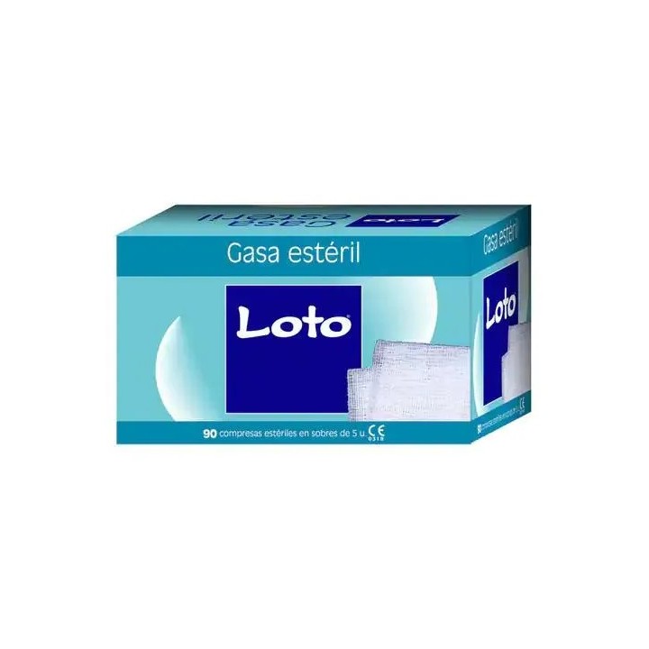 Indasec Loto Gasa Suave Hidrófila 100 Algodón 90 Uds