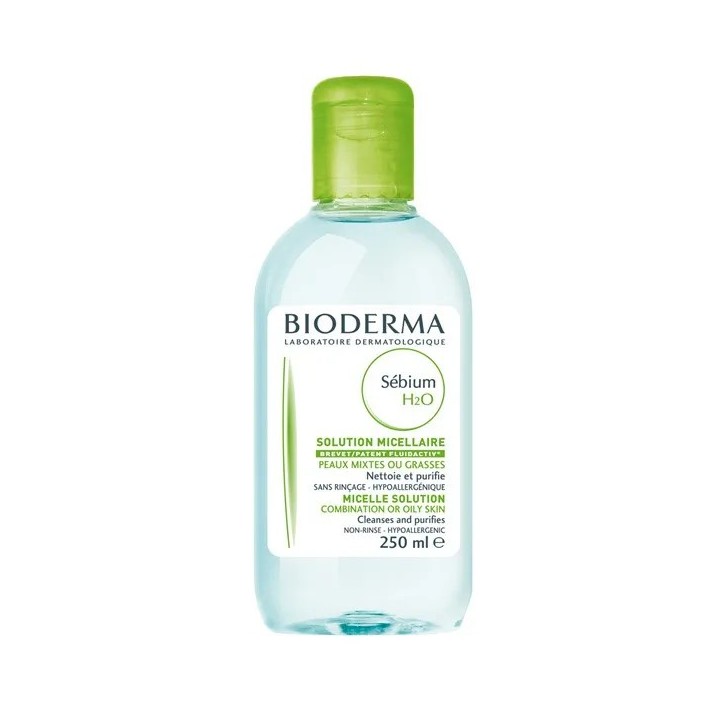 Bioderma Sebium H2o L Eau Micellaire Nettoyante Purifiant 250ml