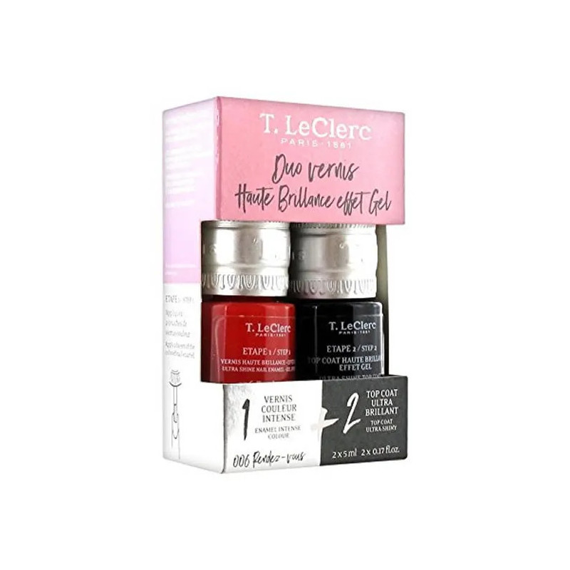 T.Leclerc Haute Brillance Effet Gel Coffret 2 Produits