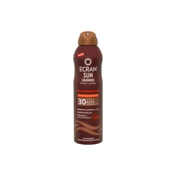 Ecran Sun Lemonoil Huile Vaporisateur Spf30 250ml