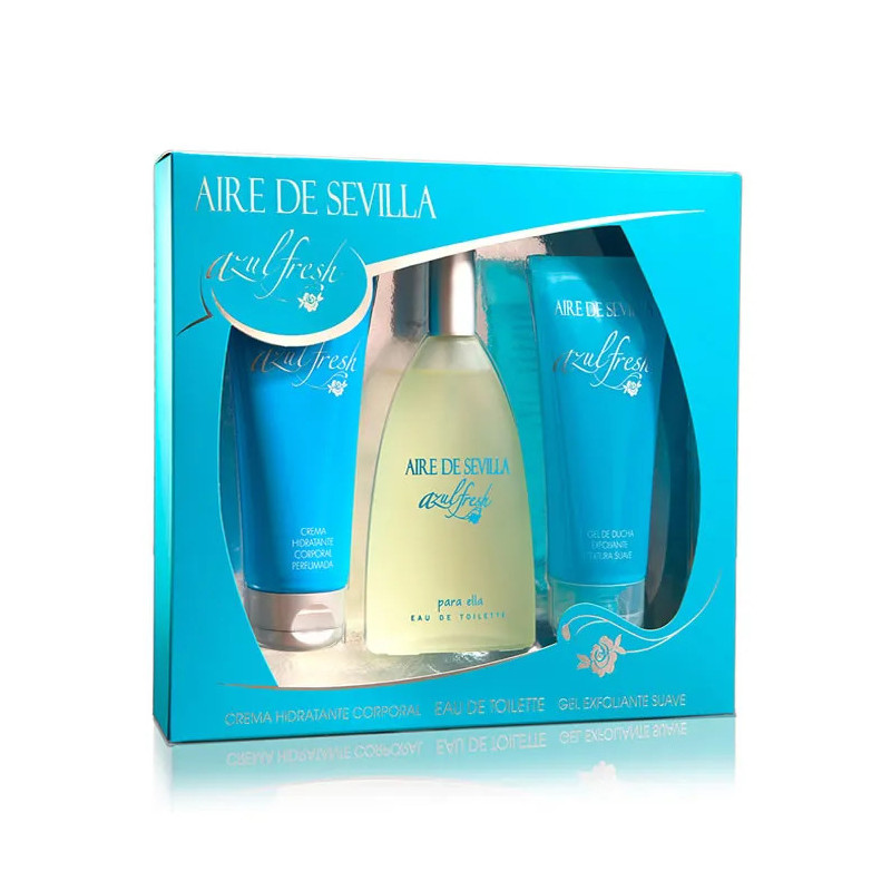 Aire De Sevilla Azul Fresh Eau De Toilette Vaporisateur 150ml Set 3 Piezas