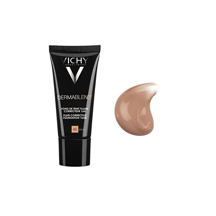 Vichy Dermablend Fond De Teint Correcteur 16h 45 Gold 30ml