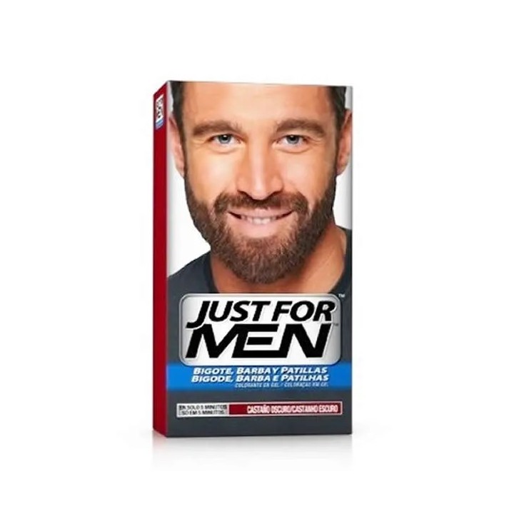 Just For Homme Moustache Et Barbe Châtain Foncé 28.4g