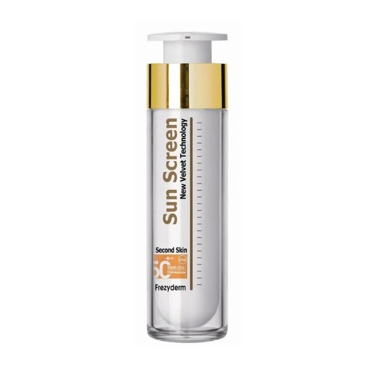 Frezyderm Sun Screen Velvet Visage Résistant À L'Eau Spf50+ 50ml