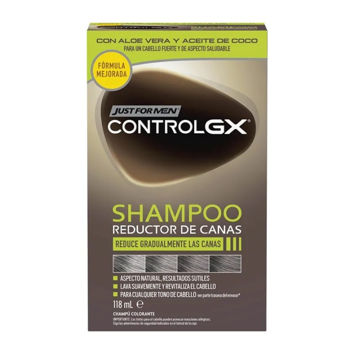 Just for Homme Control Gx Shampooing Réducteur De Cheveux Gris 118ml