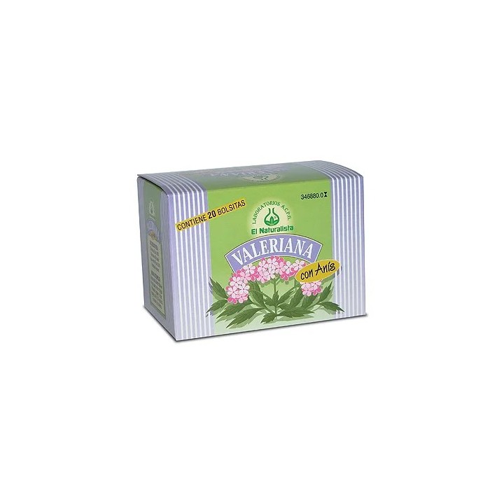El Natural Valeriana Con Anis 20 Bolsitas Infusion
