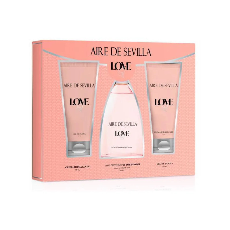 Instituto Español Aire De Sevilla Love Edt Spray 150ml Set 3pzas