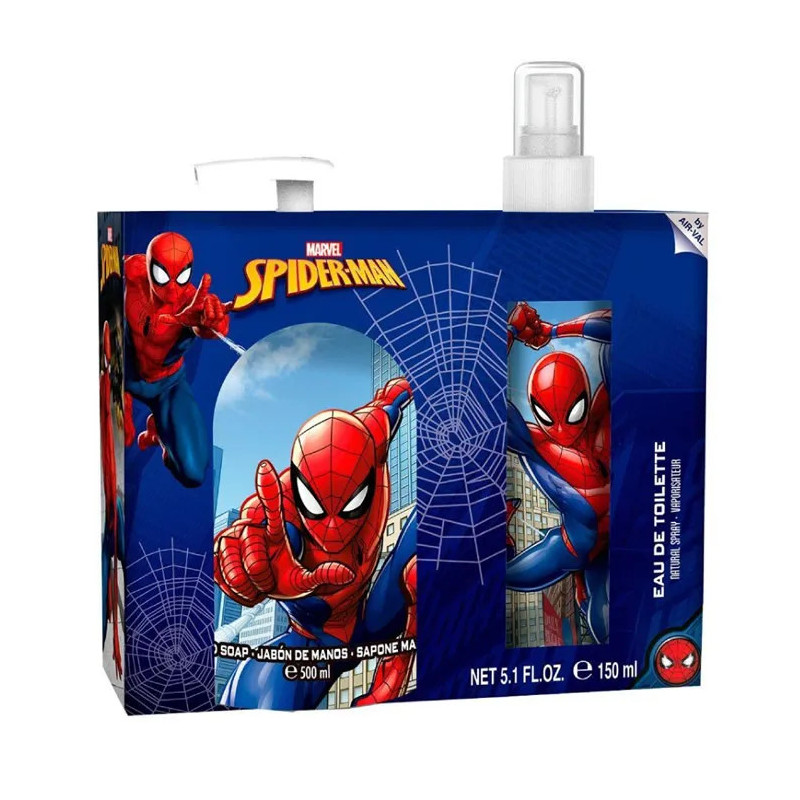 Marvel Spiderman Eau De Toilette Vaporisateur 150ml Coffret 2 Produits