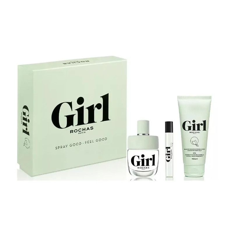 Rochas Girl Eau De Toilette Vaporisateur 100ml Coffret 3 Produits