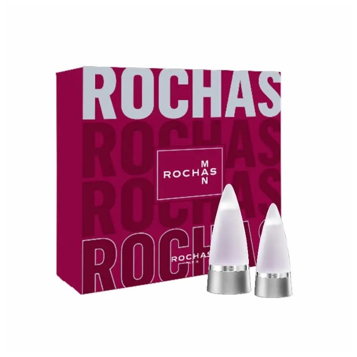Rochas Man Eau De Toilette Vaporisateur 100ml Coffret 2 Produits